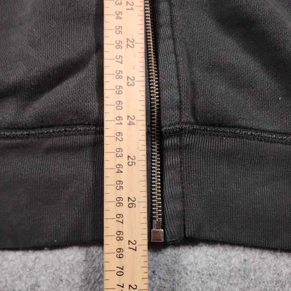 Polo Ralph Lauren Waffle Lined Full Zip Hoodie Jacket Men's XL Gray Red Pony